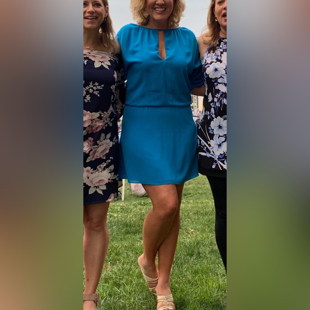 Alice + Olivia silk mini dress